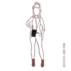 MOSZ Telefoontasje Croco Cognac Gold -Eastpak Verkoop croco black 1 1 2