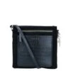 LouLou Essentiels Classy Croc Gold Crossbody Black