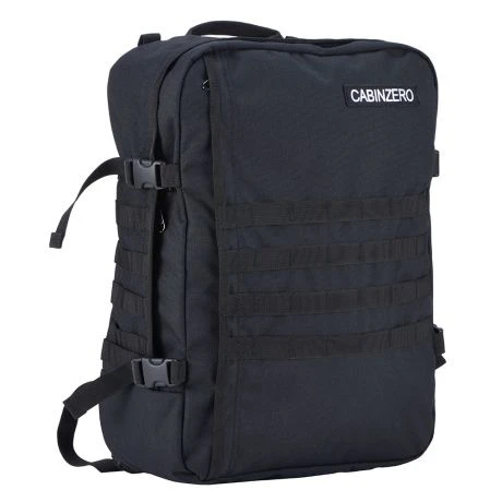 CabinZero Military 44L Lightweight Cabin Bag Absolute Black 3 CabinZero Military 44L Lightweight Cabin Bag Absolute Black - Afbeelding 3