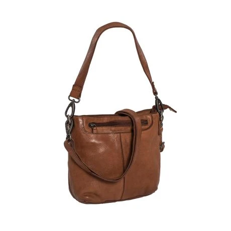 Daniel Ray Fairfield Schoudertas Cognac 2 Daniel Ray Fairfield Schoudertas Cognac - Afbeelding 2