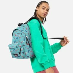 Eastpak Padded Pak'r Rugzak Nostalgia Aqua -Eastpak Verkoop ek000620 9a5 alt004 uc216814 mhigh