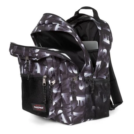 Eastpak Pinzip Rugzak Blocktype Black 2 Eastpak Pinzip Rugzak Blocktype Black - Afbeelding 2