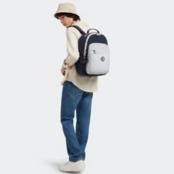 Kipling Seoul Rugzak True Blue Grey -Eastpak Verkoop kpki5140u84 9