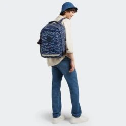 Kipling Class Room Rugzak Fun Ocean Print -Eastpak Verkoop kpki7090w92 9