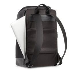 Salzen Alpha Backpack Leather Charcoal Black -Eastpak Verkoop large jpg zen bac 005 801 salzen sleek line alpha backpack leather charcoal black 4