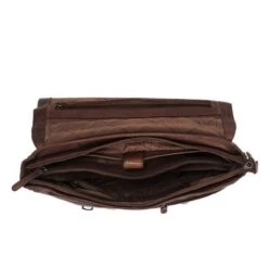 Chesterfield Belfast Business Schoudertas 15.6" Brown -Eastpak Verkoop leren laptoptas bruin belfast 1