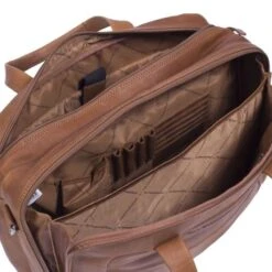 Chesterfield Ryan Laptop Schoudertas Large 17" Cognac -Eastpak Verkoop leren laptoptas cognac ryan 2