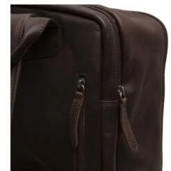 Chesterfield Newcastle Rugzak 15" Brown -Eastpak Verkoop leren rugzak bruin newcastle 2