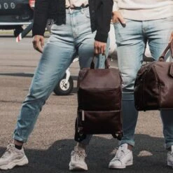 Chesterfield Sanya Rugzak Brown -Eastpak Verkoop leren rugzak bruin sanya 1