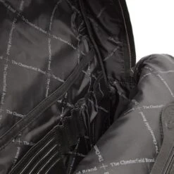 Chesterfield Calgary Rugzak 15" Black -Eastpak Verkoop leren rugzak zwart calgary 1