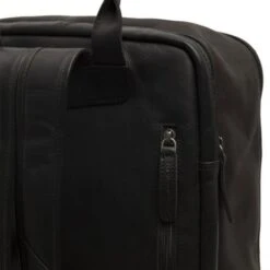 Chesterfield Newcastle Rugzak 15" Black -Eastpak Verkoop leren rugzak zwart newcastle 2