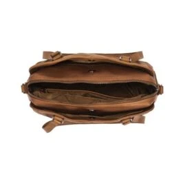 Chesterfield Barcelona Schoudertas Cognac -Eastpak Verkoop leren schoudertas cognac barcelona 1