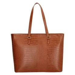 Charm London Midwood Shopper 15.6" Croco Cognac -Eastpak Verkoop midcrc3