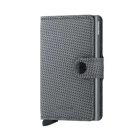 Secrid Mini Wallet Portemonnee Carbon Cool Grey 1 Secrid Mini Wallet Portemonnee Carbon Cool Grey