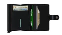 Secrid Mini Wallet Portemonnee Matte Black -Eastpak Verkoop mm black 4 open