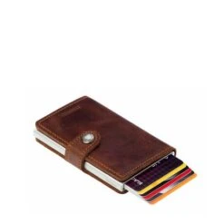 Secrid Mini Wallet Portemonnee Vintage Brown -Eastpak Verkoop mv brown 2 3d