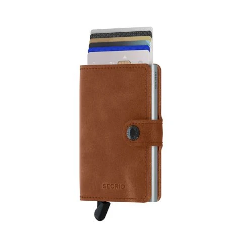 Secrid Mini Wallet Portemonnee Vintage Cognac Silver 2 Secrid Mini Wallet Portemonnee Vintage Cognac Silver - Afbeelding 2