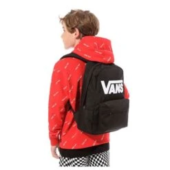Vans New Skool Kids Rugzak Black/White -Eastpak Verkoop newskool blackwhite 4 1