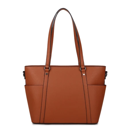 Pulcher New York Schoudertas 14" Cognac 3 Pulcher New York Schoudertas 14" Cognac - Afbeelding 3