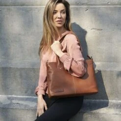 Plevier Fluxgate Dames Tote Bag 14" Bruin -Eastpak Verkoop plevier 864 2 fluxgate