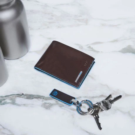 Piquadro Blue Square Men's Wallet With Coin Pocket Night Blue 3 Piquadro Blue Square Men's Wallet With Coin Pocket Night Blue - Afbeelding 3