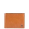 Piquadro Blue Square S Matte Men's Wallet With Coin Pocket Tobacco