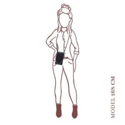 MOSZ Telefoontasje Quilted Black Brushed Silver -Eastpak Verkoop quilted black