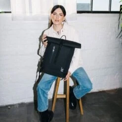 GOT BAG RollTop Lite Backpack 15" Black -Eastpak Verkoop rolltop light black moods77 01