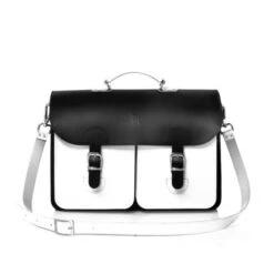 OldSchool Bags Schooltas Extra Large Zwart-Wit