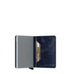 Secrid Slim Wallet Portemonnee Vintage Blue -Eastpak Verkoop secrid s vintage blue semi open