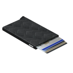 Secrid Cardprotector Kaarthouder Laser Structure Black -Eastpak Verkoop secrid cla structure black open