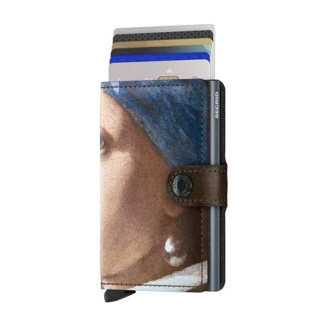 Secrid Mini Wallet Art Portemonnee Mauritshuis Pearl Earring 2 Secrid Mini Wallet Art Portemonnee Mauritshuis Pearl Earring - Afbeelding 2