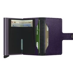 Secrid Mini Wallet Portemonnee Crisple Purple -Eastpak Verkoop secrid miniwallet crisple purple open