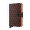Secrid Mini Wallet Portemonnee Optical Brown-Orange