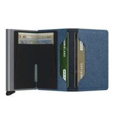 Secrid Slim Wallet Portemonnee Twist Jeans Blue -Eastpak Verkoop secrid slimwallet twist jeans blue open