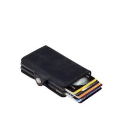 Secrid Twin Wallet Portemonnee Vintage Black -Eastpak Verkoop tv black 3 3d 3