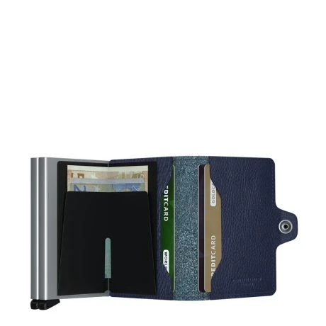 Secrid Twin Wallet Portemonnee Veg Navy / Silver 4 Secrid Twin Wallet Portemonnee Veg Navy / Silver - Afbeelding 4