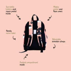 Little Legends Kinderrugzak Zwaan -Eastpak Verkoop usp swan achterkant