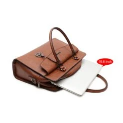 Wimona Valentina Schoudertas Laptop 15.6" Cognac -Eastpak Verkoop valentina cognac 3