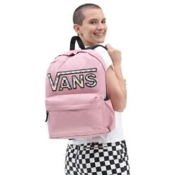 Vans Realm Flying Rugzak Pink Lila Multi Color Check -Eastpak Verkoop vn0a3ui8bd5 alt4